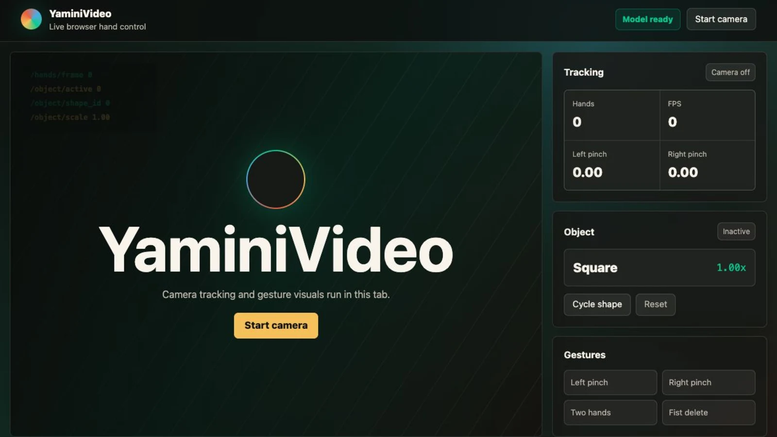 YaminiVideo Browser Hand Control gallery 1